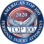America's Top 100 Personal Injury Attorneys Seal 2020