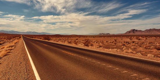 road in rural Nevada